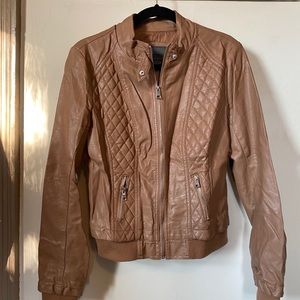 Faux leather jacket